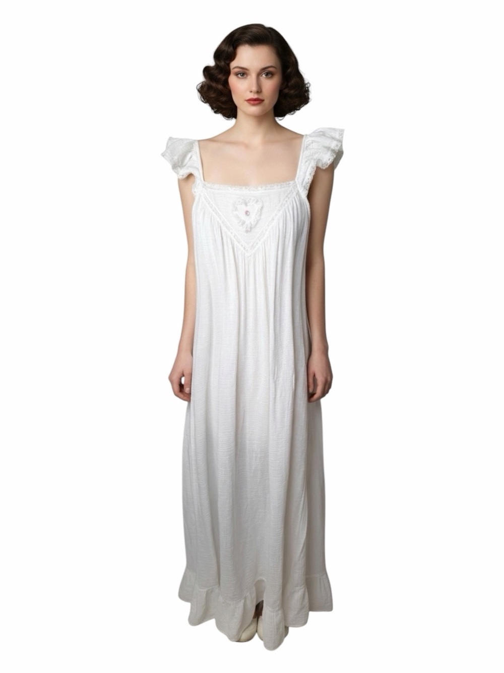 Vintage Jennifer Dale Cotton Slip Dress.